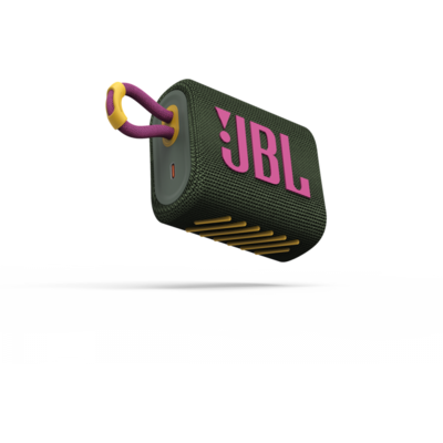 JBL GO3 Hordozható Bluetooth hangszóró,vízálló,Zöld