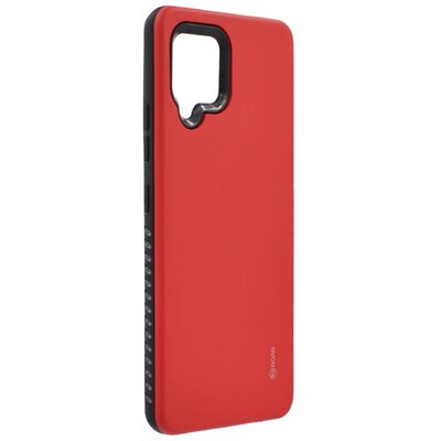 ROAR RICO ARMOR szilikon hátlapvédő telefontok (közepesen ütésálló, műanyag hátlap, matt), Piros [Samsung Galaxy A42 5G (SM-A425F)]