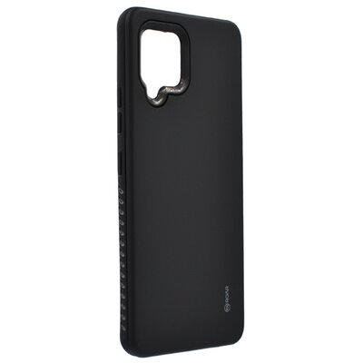 ROAR RICO ARMOR szilikon hátlapvédő telefontok (közepesen ütésálló, műanyag hátlap, matt), Fekete [Samsung Galaxy A42 5G (SM-A425F)]