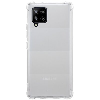 Szilikon hátlapvédő telefontok (közepesen ütésálló, légpárnás sarok), Átlátszó [Samsung Galaxy A42 5G (SM-A425F)]