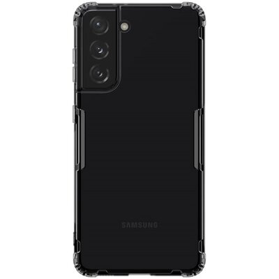 Nillkin Nature szilikon hátapvédő telefontok (közepesen ütésálló, légpárnás sarok, 0.6 mm, ultravékony), Szürke [Samsung Galaxy S21 (SM-G991) 5G]