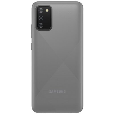 Szilikon hátapvédő telefontok (ultravékony), Átlátszó [Samsung Galaxy A02s (SM-A025F)]