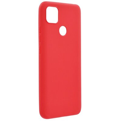 Szilikon hátlapvédő telefontok (matt), Piros [Xiaomi Redmi 9C]