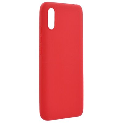 Szilikon hátlapvédő telefontok (matt), Piros [Xiaomi Redmi 9A (Redmi 9 AT)]