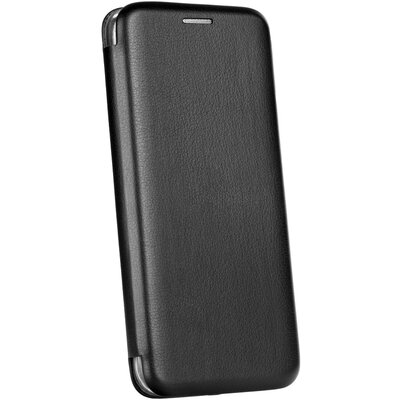 Forcell Elegance flipes, oldalra nyíló bőr hatású telefontok szilikon belső kerettel - Xiaomi MI 10T PRO 5G, Fekete