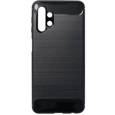 Forcell Carbon szilikon hátlapvédő telefontok, karbon mintás - Samsung Galaxy A32 5G, Fekete
