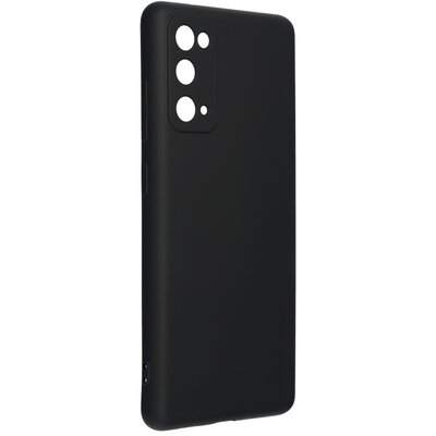 Forcell Silicone Lite matt felületű szilikon hátlapvédő telefontok - Samsung Galaxy S20 FE / S20 FE 5G, Fekete