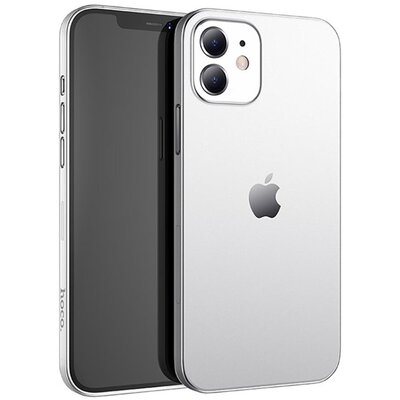 HOCO THIN műanyag hátlapvédő telefontok (0.45mm, ultravékony), Átlátszó [Apple iPhone 12 mini]