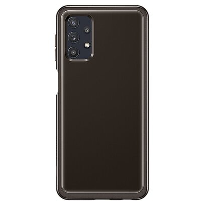Samsung EF-QA325TBEGEU szilikon gyári hátlapvédő telefontok, Fekete [Samsung Galaxy A32 4G (SM-A325)]