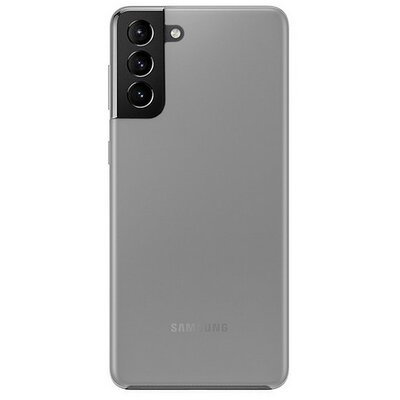 Műanyag hátlapvédő telefontok (gumírozott), Átlátszó [Samsung Galaxy S21+ Plus (SM-G996) 5G]