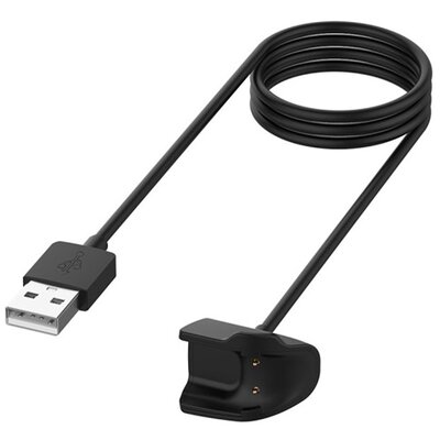 Töltőkábel (USB, mágneses, 100 cm) FEKETE [Samsung Galaxy Fit 2 (SM-R220)]