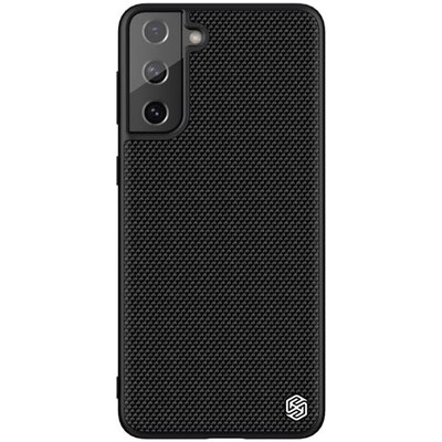 Nillkin Textured műanyag hátlapvédő telefontok (közepesen ütésálló, szilikon keret, 3D minta), Fekete [Samsung Galaxy S21+ Plus (SM-G996) 5G]