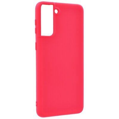 Szilikon hátlapvédő telefontok (matt), Rózsaszín [Samsung Galaxy S21+ Plus (SM-G996) 5G]