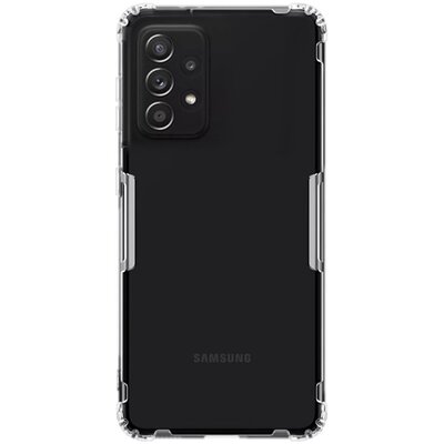 Nillkin Nature szilikon hátlapvédő telefontok (közepesen ütésálló, légpárnás sarok, 0.6 mm, ultravékony), Átlátszó [Samsung Galaxy A52 5G (SM-A526F), Samsung Galaxy A52 4G (SM-A525F)]