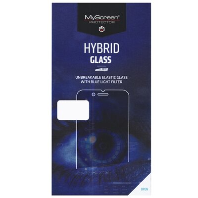 MYSCREEN HYBRIDGLASS kijelzővédő üvegfólia (flexibilis, kék fény elleni védelem, ultravékony, 0.15mm, 3H, NEM íves), Átlátszó [Samsung Galaxy A71 (SM-A715F)]