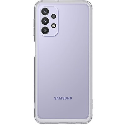 SAMSUNG EF-QA325TTEGEU gyári szilikon hátlapvédő telefontok, átlátszó [Samsung Galaxy A32 4G (SM-A325)]