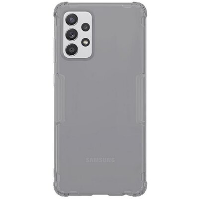 Nillkin Nature szilikon hátlapvédő telefontok (közepesen ütésálló, légpárnás sarok, 0.6 mm, ultravékony), Szürke [Samsung Galaxy A72 4G (SM-A725F), Samsung Galaxy A72 5G (SM-A726F)]