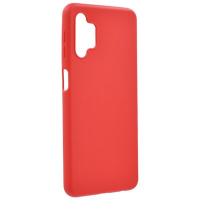 Szilikon hátlapvédő telefontok (matt), Piros [Samsung Galaxy A32 5G (SM-A326)]
