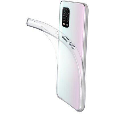 CELLULARLINE FINE szilikon hátlapvédő telefontok (ultravékony), Átlátszó [Xiaomi Mi 10 Lite 5G]