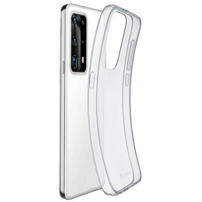 CELLULARLINE FINE szilikon hátlapvédő telefontok (ultravékony), Átlátszó [Huawei P40 Pro 5G]