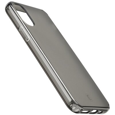 CELLULARLINE szilikon hátlapvédő telefontok (ultravékony, antibakteriális), Fekete [Apple iPhone XR 6.1]