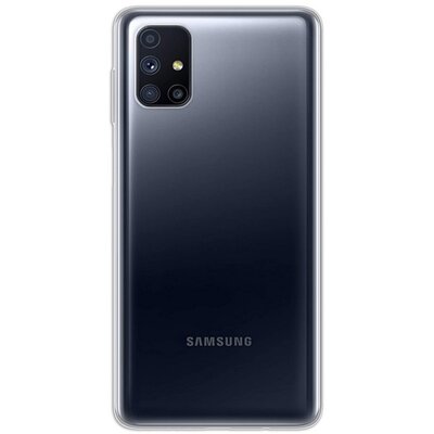 4-OK szilikon hátlapvédő telefontok (ultravékony), Átlátszó [Samsung Galaxy M51 (SM-M515F)]