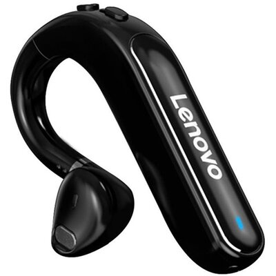 LENOVO TW16 mono bluetooth headset, fülhallgató (v5.0, mikrofon, cseppálló, zajszűrő), Fekete