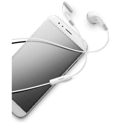 CELLULARLINE CLASSIC szztereó fülhallgató (3.5mm jack, mikrofon, felvevő gomb), Fehér
