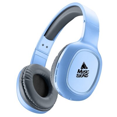 CELLULARLINE BASIC sztereó bluetooth fejhallgató (v5.0, mikrofon, zajszűrő), Kék