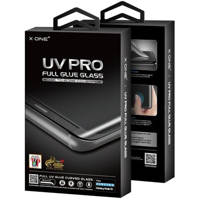 X-ONE FULL UV PRO teljes kijelzőt takaró kijelzővédő üvegfólia - Samsung Galaxy S21 Ultra