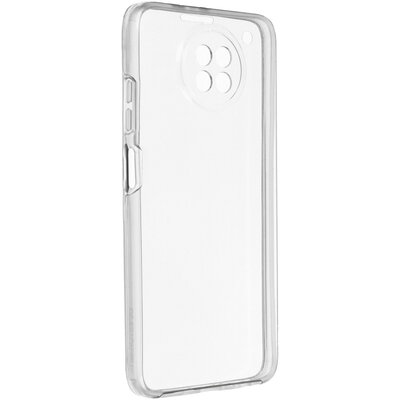360 full cover szilikon elő- és hátlapvédő telefontok, átlátszó - Xiaomi Redmi Note 9T 5G