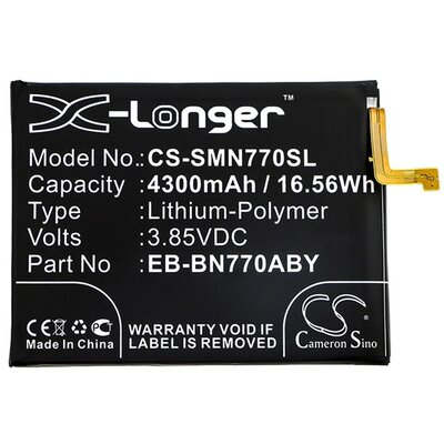 CAMERON SINO utángyártott akkumulátor 4300 mAh LI-Polymer (EB-BN770ABY kompatibilis) [Samsung Galaxy Note 10 Lite (SM-N770F)]