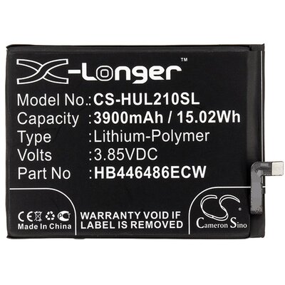 CAMERON SINO utángyártott akkumulátor 3900 mAh LI-Polymer (HB446486ECW kompatibilis) [Huawei P Smart Z (Y9 Prime 2019)]