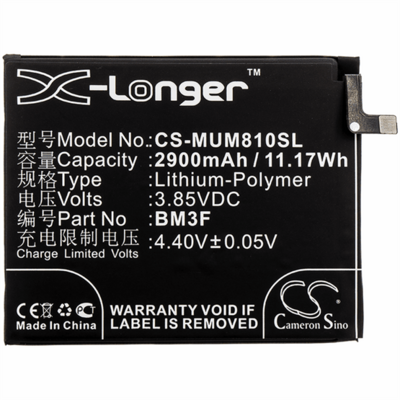 CAMERON SINO utángyártott akkumulátor 2900 mAh LI-Polymer (BM3F kompatibilis) [Xiaomi Mi 8 Explorer]