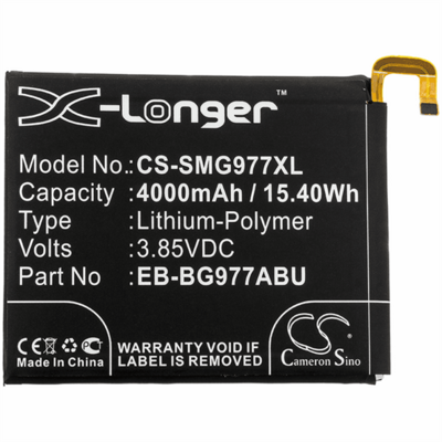 CAMERON SINO utángyártott akkumulátor 4000 mAh LI-Polymer (EB-BG977ABU kompatibilis) [Samsung Galaxy S10 5G (SM-G977U)]