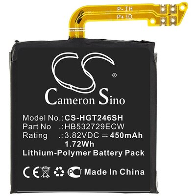 CAMERON SINO utángyártott akkumulátor 450 mAh LI-Polymer (HB532729ECW kompatibilis) [Huawei Watch GT 2 46mm]