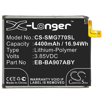 CAMERON SINO utángyártott akkumulátor 4400 mAh LI-Polymer (GH82-21673A / EB-BA907ABY kompatibilis) [Samsung Galaxy S10 Lite (SM-G770F)]