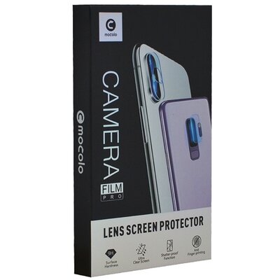 MOCOLO kameravédő üvegfólia (2.5D lekerekített szél, karcálló, 9H), Átlátszó [Samsung Galaxy A32 4G (SM-A325)]