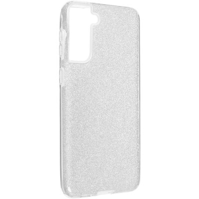 Forcell Shining szilikon hátlapvédő telefontok - Samsung Galaxy S21 Plus, Ezüst