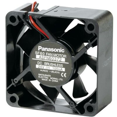 Axiális ventilátor (ipari), 12 V/DC 26.4 m³/h 60 x 60 x 25 mm Panasonic ASFN64371