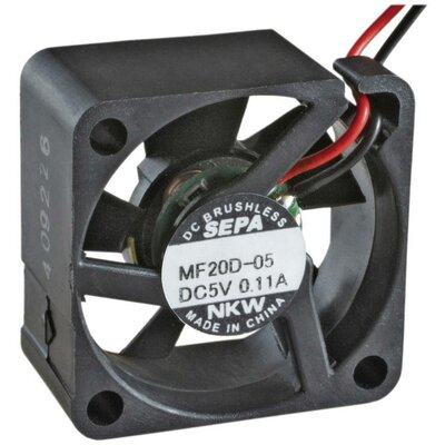 SEPA MF20C05L Axiális ventilátor 5 V/DC 1.3 m³/óra (H x Sz x Ma) 20 x 20 x 8 mm