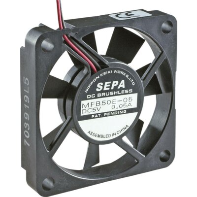 SEPA MFB50E05 Axiális ventilátor 5 V/DC 10.1 m³/óra (H x Sz x Ma) 50 x 50 x 10 mm