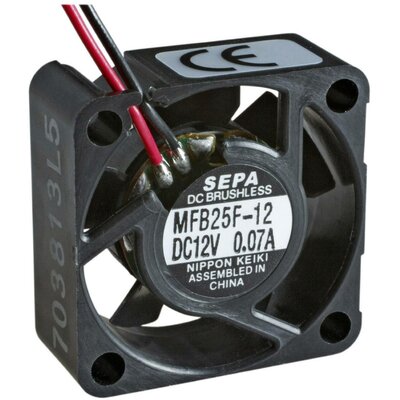 SEPA MFB25F12 Axiális ventilátor 12 V/DC 4.2 m³/óra (H x Sz x Ma) 25 x 25 x 10 mm