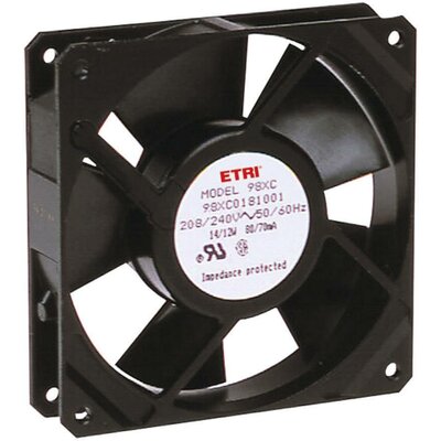 Ecofit 98XH0181000 Axiális ventilátor 240 V/AC 1860 l/perc (H x Sz x Ma) 119 x 119 x 25.9 mm