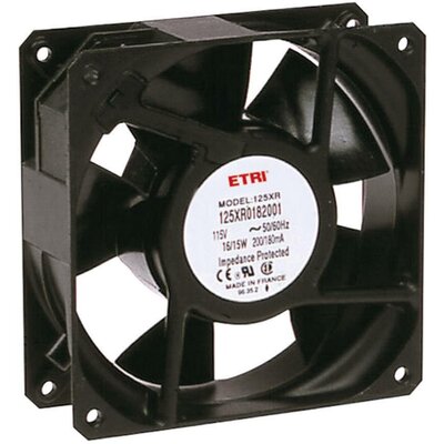 Ecofit 125XR0182000 Axiális ventilátor 115 V/AC 2640 l/perc (H x Sz x Ma) 119 x 119 x 38.9 mm