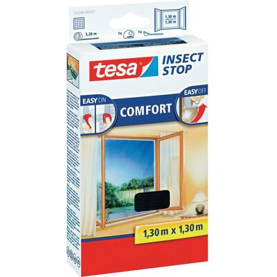 TESA® COMFORT szúnyogháló ablakra, 1,3 x 1,3 m, antracit