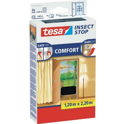 TESA® COMFORT szúnyogháló ajtóra, 2,2 x 1,3 m, antracit