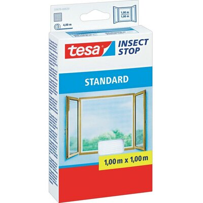 TESA® STANDARD szúnyogháló ablakra, 1 x 1 m, fehér