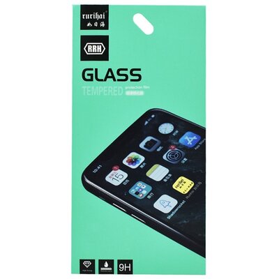 RURIHAI kijelzővédő üvegfólia (2.5D full glue, íves, teljes felületén tapad, karcálló, 0.3 mm, 9H), Fekete [OnePlus Nord CE 5G]