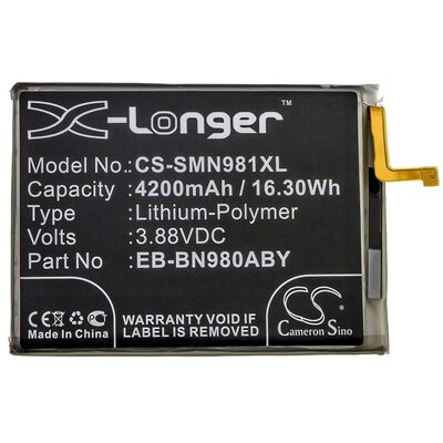 CAMERON SINO utángyártott akkumulátor 4200 mAh LI-Polymer (EB-BN980ABY kompatibilis) [Samsung Galaxy Note 20 (SM-N980F)]